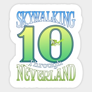 10th Anniversary Skywalking Sticker